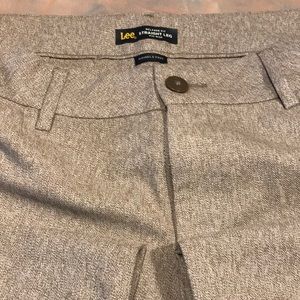 Lee dress slack brownish tweed